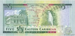 5 Dollars EAST CARIBBEAN STATES  1993 P.26l fST+