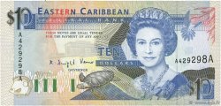 10 Dollars EAST CARIBBEAN STATES  1993 P.27a FDC