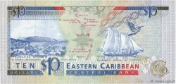 10 Dollars EAST CARIBBEAN STATES  1993 P.27a UNC