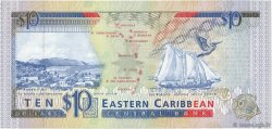 10 Dollars CARIBBEAN   1993 P.27g UNC-