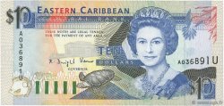 10 Dollars EAST CARIBBEAN STATES  1993 P.27u UNC