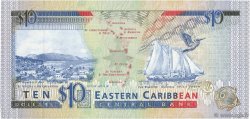 10 Dollars CARIBBEAN   1993 P.27u UNC