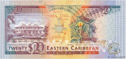 20 Dollars CARIBBEAN   1993 P.28g UNC