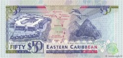 50 Dollars EAST CARIBBEAN STATES  1993 P.29g FDC