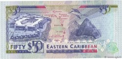 50 Dollars CARIBBEAN   1993 P.29k AU+