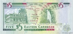 5 Dollars EAST CARIBBEAN STATES  1994 P.31u FDC