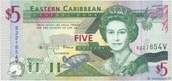 5 Dollars EAST CARIBBEAN STATES  1994 P.31v ST