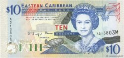 10 Dollars CARIBBEAN   1994 P.32m UNC