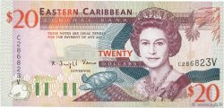 20 Dollars EAST CARIBBEAN STATES  1994 P.33v SC+