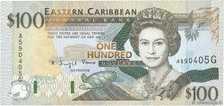 100 Dollars EAST CARIBBEAN STATES  1994 P.35g FDC