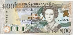 100 Dollars EAST CARIBBEAN STATES  1998 P.36l UNC