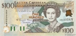 100 Dollars EAST CARIBBEAN STATES  1998 P.36v FDC