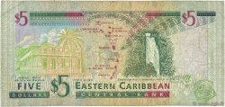 5 Dollars CARIBBEAN   2000 P.37l F