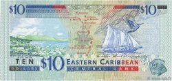 10 Dollars EAST CARIBBEAN STATES  2000 P.38g FDC