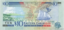 10 Dollars EAST CARIBBEAN STATES  2000 P.38k UNC