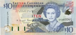 10 Dollars CARIBBEAN   2000 P.38k UNC
