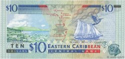 10 Dollars EAST CARIBBEAN STATES  2000 P.38v q.FDC
