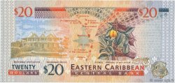 20 Dollars EAST CARIBBEAN STATES  2000 P.39g FDC
