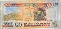 20 Dollars EAST CARIBBEAN STATES  2000 P.39l F+