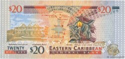 20 Dollars EAST CARIBBEAN STATES  2000 P.39m UNC