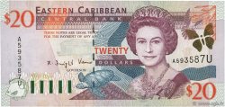 20 Dollars EAST CARIBBEAN STATES  2000 P.39u FDC