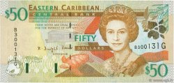 50 Dollars EAST CARIBBEAN STATES  2000 P.40g FDC