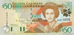 50 Dollars EAST CARIBBEAN STATES  2000 P.40k FDC