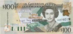 100 Dollars EAST CARIBBEAN STATES  2000 P.41m ST