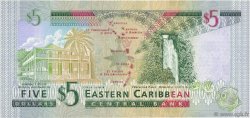 5 Dollars EAST CARIBBEAN STATES  2003 P.42d UNC