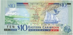10 Dollars EAST CARIBBEAN STATES  2003 P.43k ST