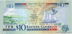 10 Dollars EAST CARIBBEAN STATES  2003 P.43m FDC