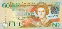 50 Dollars CARIBBEAN   2003 P.45l UNC