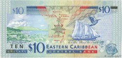 10 Dollars EAST CARIBBEAN STATES  2008 P.48 UNC
