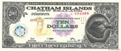 10 Dollars ILES CHATHAM  2001 