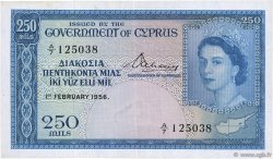 250 Mils CYPRUS  1956 P.33a VF+