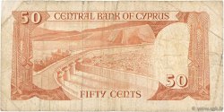 50 Cents CYPRUS  1984 P.49a F-