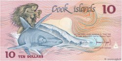 10 Dollars ISOLE COOK  1987 P.04a FDC