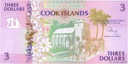 3 Dollars ISOLE COOK  1992 P.07a FDC