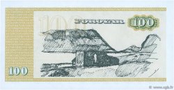 100 Kronur FAROE ISLANDS  1990 P.21e UNC-