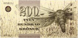 200 Kronur FAEROE ISLANDS  2003 P.26 UNC
