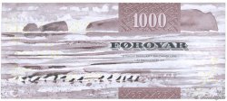 1000 Kronur ISLAS FEROE  2005 P.28 FDC