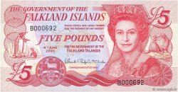 5 Pounds FALKLAND ISLANDS  2005 P.17a UNC-