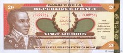 20 Gourdes Commémoratif HAITI  2001 P.271 UNC