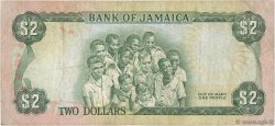 2 Dollars JAMAICA  1982 P.65a BC+