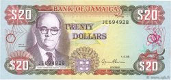 20 Dollars JAMAICA  1995 P.72e EBC