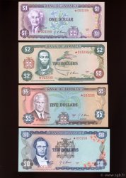 1,2, 5 et 10 Dollars GIAMAICA  1977 P.CS02 q.FDC