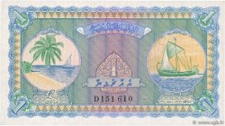 1 Rupee MALDIVE ISLANDS  1960 P.02b