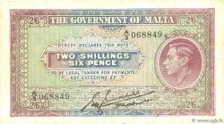 2 Shillings 6 Pence MALTA  1940 P.18 F+