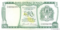 1 Lira MALTE  1973 P.31a EBC