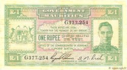 1 Rupee MAURITIUS  1940 P.26 MBC